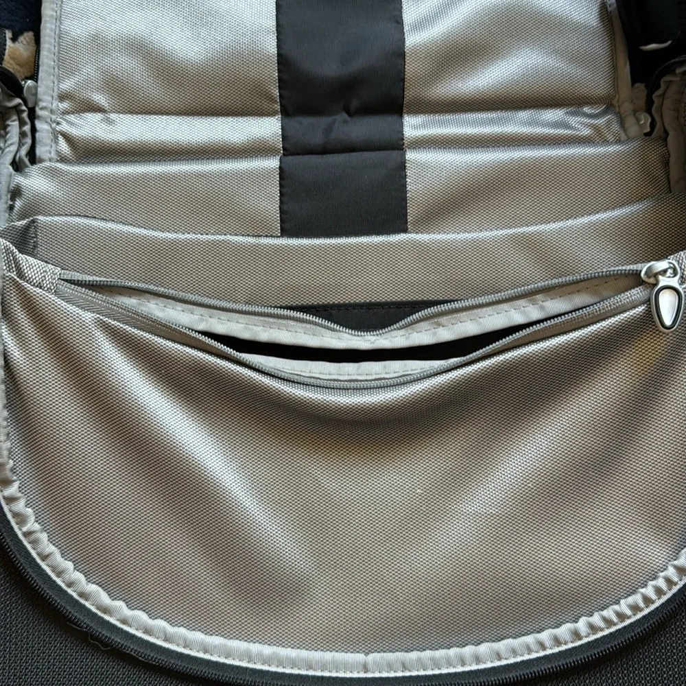 TUMI black travel laptop bag / briefcase